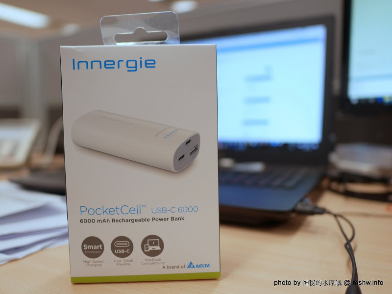 【數位3C】支援Macbook, 萬物皆可充! 小巧輕盈超實用~ Innergie PocketCell USB-C 6000 Type C行動電源 3C/資訊/通訊/網路 新聞與政治 硬體 行動電話 試吃試用業配文 開箱