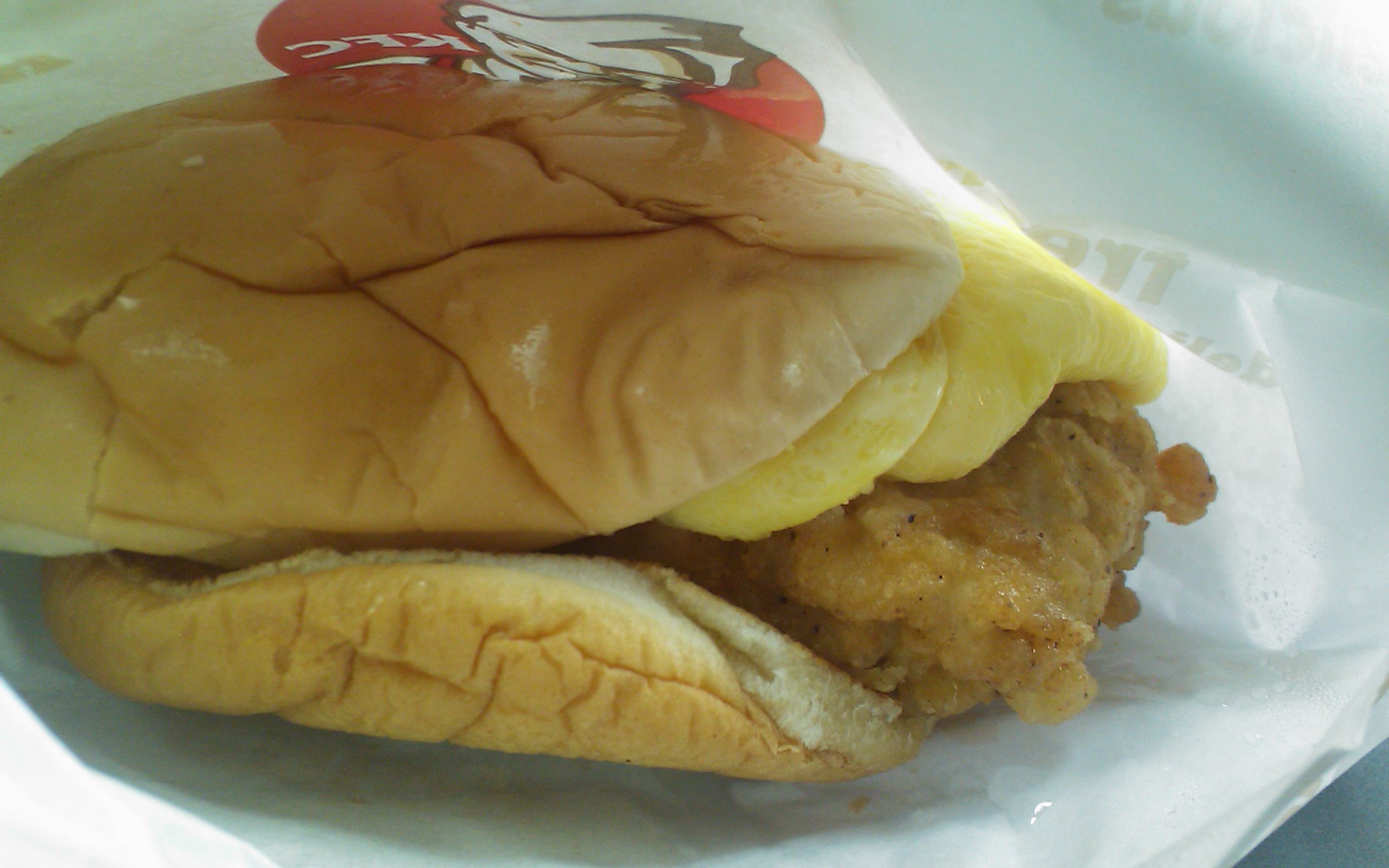 肯德基KFC早餐…吮指嫩雞蛋堡 心情 飲食/食記/吃吃喝喝  